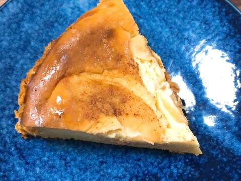 簡単！さつまいもとりんごのチーズケーキ